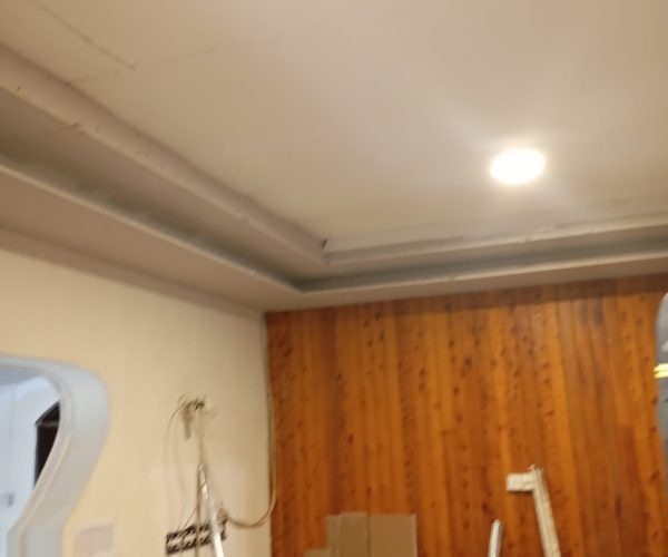 Gypsum blocks installation